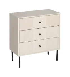 Stolik nocny ENTARADA 61 cm kremowy