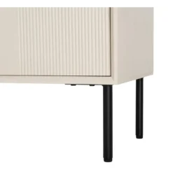 Stolik nocny ENTARADA 61 cm kremowy
