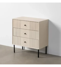 Stolik nocny ENTARADA 61 cm kremowy