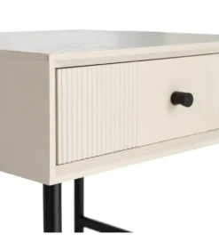 Stolik nocny ENTARADA 40 cm kremowy