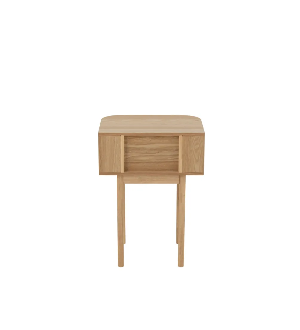 Stolik nocny GEZA 67 cm naturalny