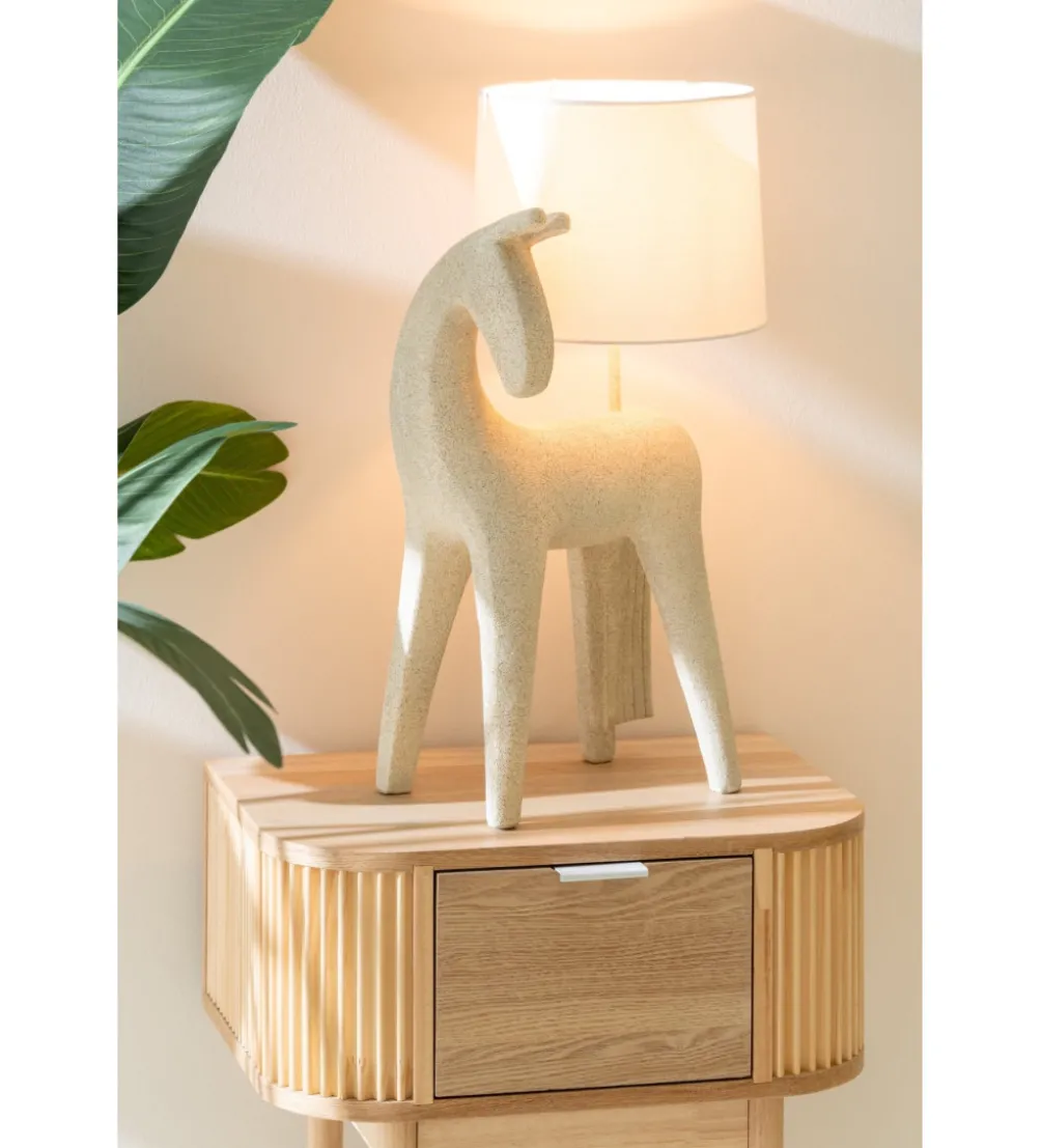 Stolik nocny GEZA 67 cm naturalny