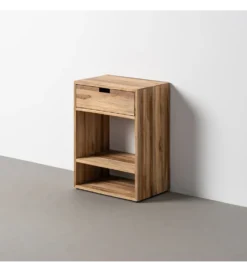 Stolik nocny KURAN 60 cm drewno teak