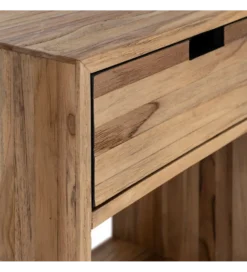 Stolik nocny KURAN 60 cm drewno teak