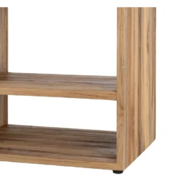 Stolik nocny KURAN 60 cm drewno teak