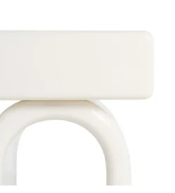 Stolik nocny LACADO 57 cm kremowy