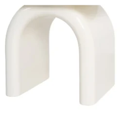 Stolik nocny LACADO 57 cm kremowy