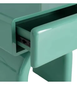 Stolik nocny LACQUER 50 cm zielony