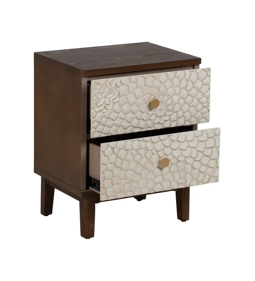 Stolik nocny LAPUNA 60 cm drewno sosny
