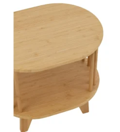 Stolik nocny LIVE 46 cm bambus naturalny