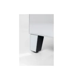 Stolik nocny LUXURY 49 cm transparentna