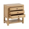 Stolik nocny MEGANY 65 cm drewno mindi