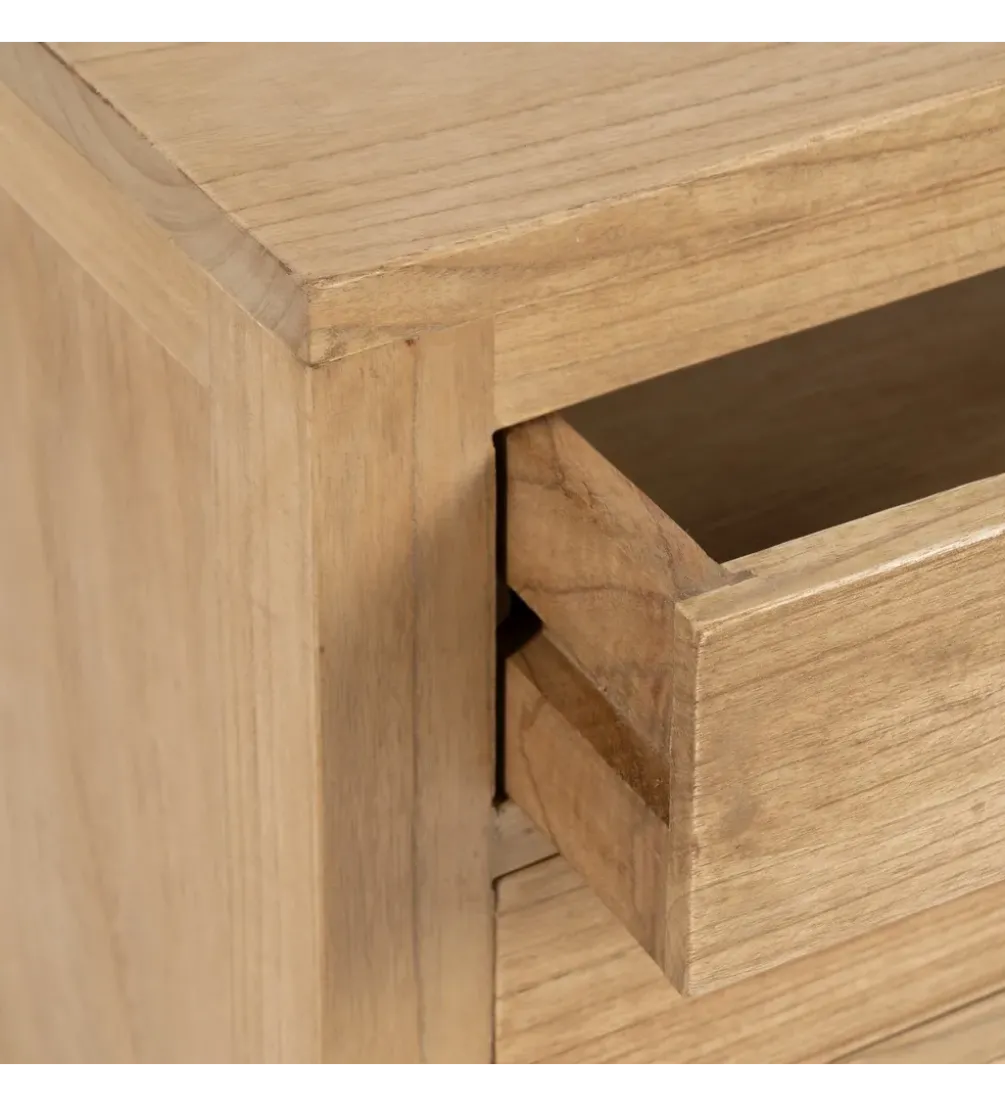 Stolik nocny MEGANY 65 cm drewno mindi