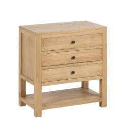 Stolik nocny MEGANY 65 cm drewno mindi