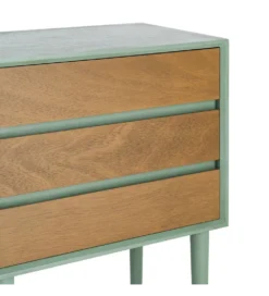 Stolik nocny MESTARONY 62 cm naturalny zielony