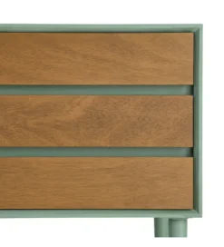 Stolik nocny MESTARONY 62 cm naturalny zielony