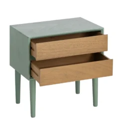 Stolik nocny MESTARONY 50 cm zielony naturalny