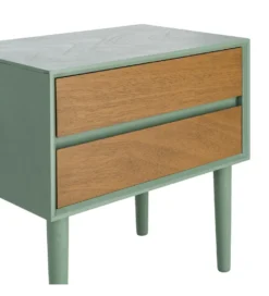 Stolik nocny MESTARONY 50 cm zielony naturalny