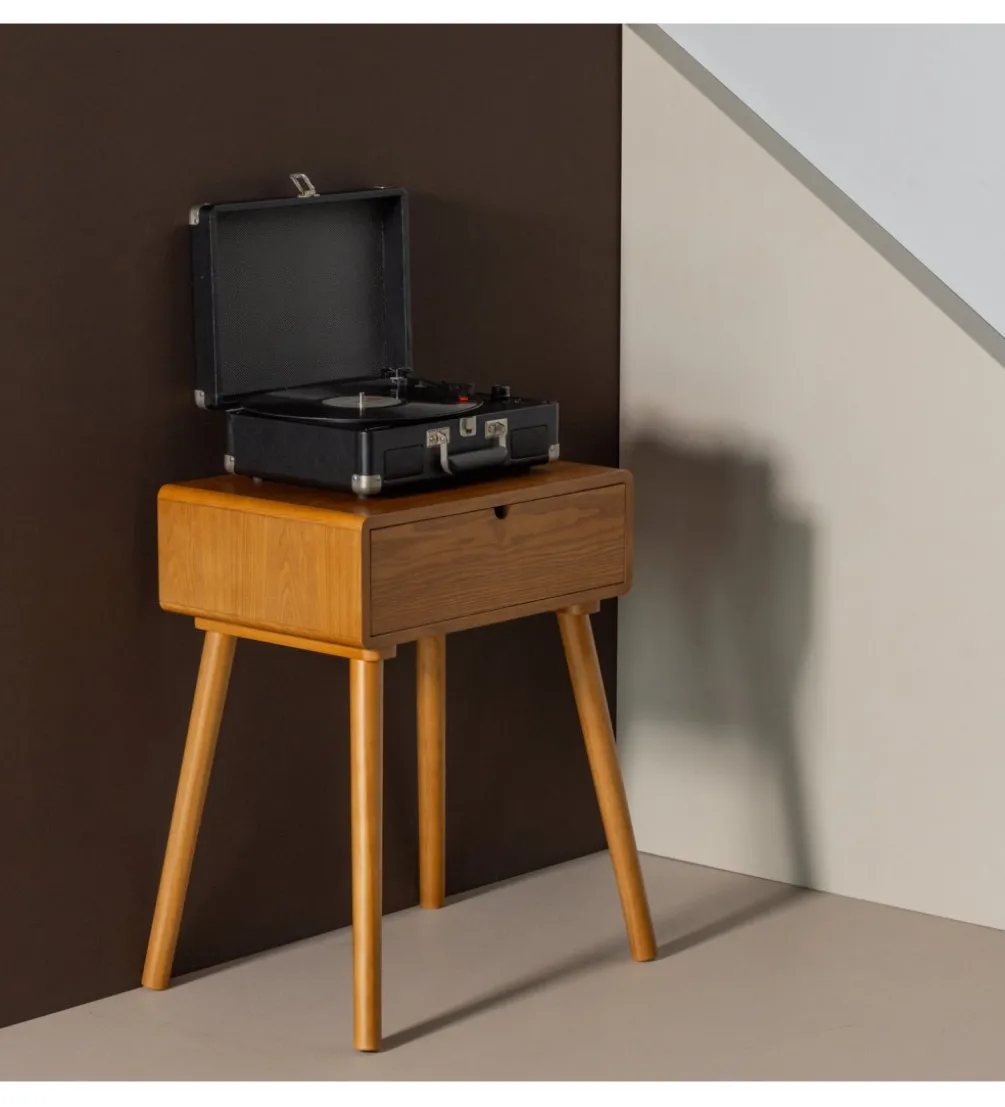 Stolik nocny NELO 54 cm naturalny