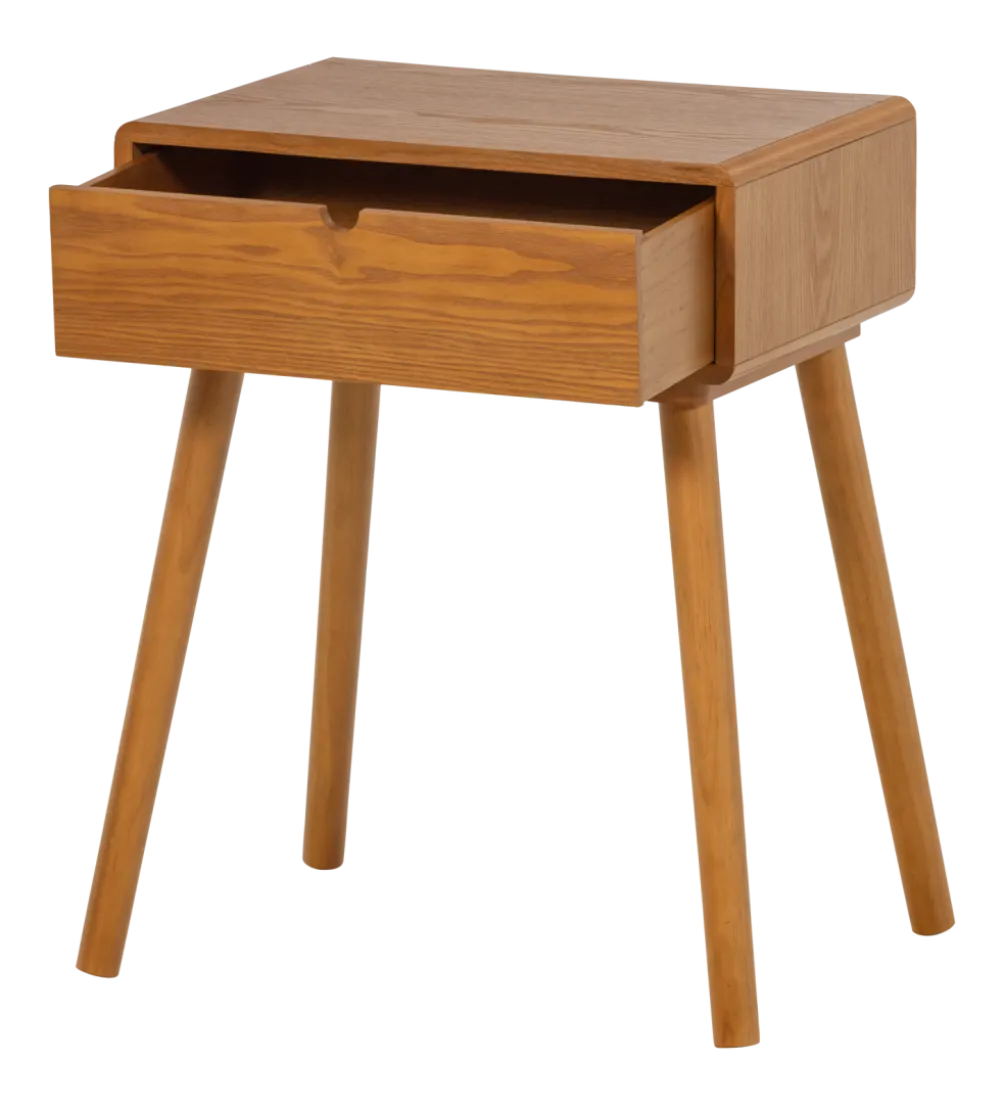 Stolik nocny NELO 54 cm naturalny