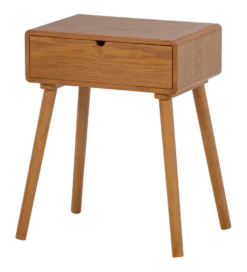 Stolik nocny NELO 54 cm naturalny