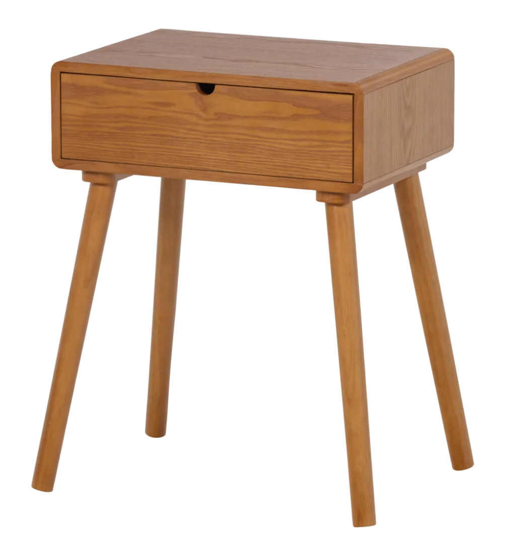 Stolik nocny NELO 54 cm naturalny