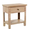 Stolik nocny NOCHENEZ 48 cm naturalny