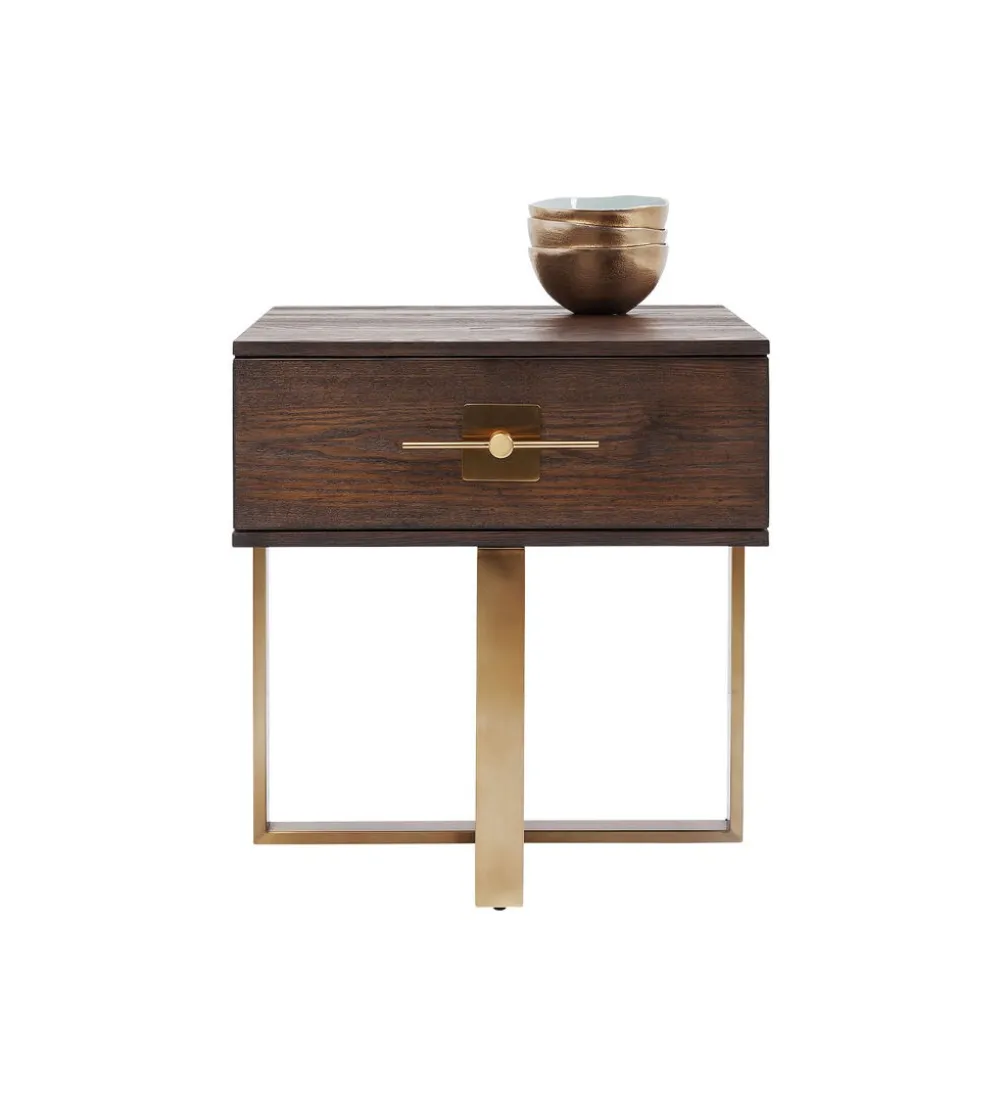 Stolik nocny OSAKA 55 cm fornir jesion