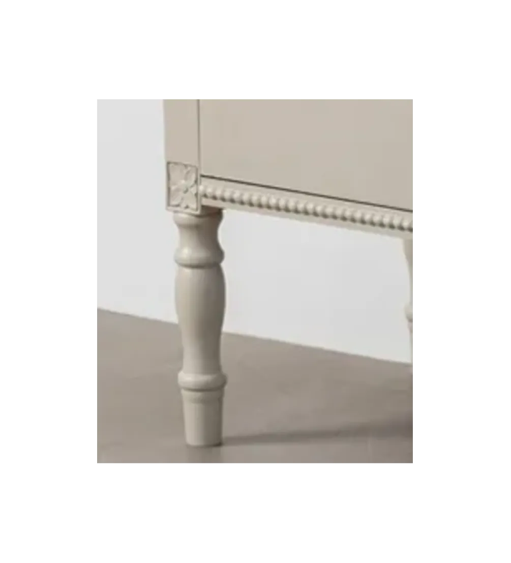 Stolik nocny REID 61 cm jasnoszary