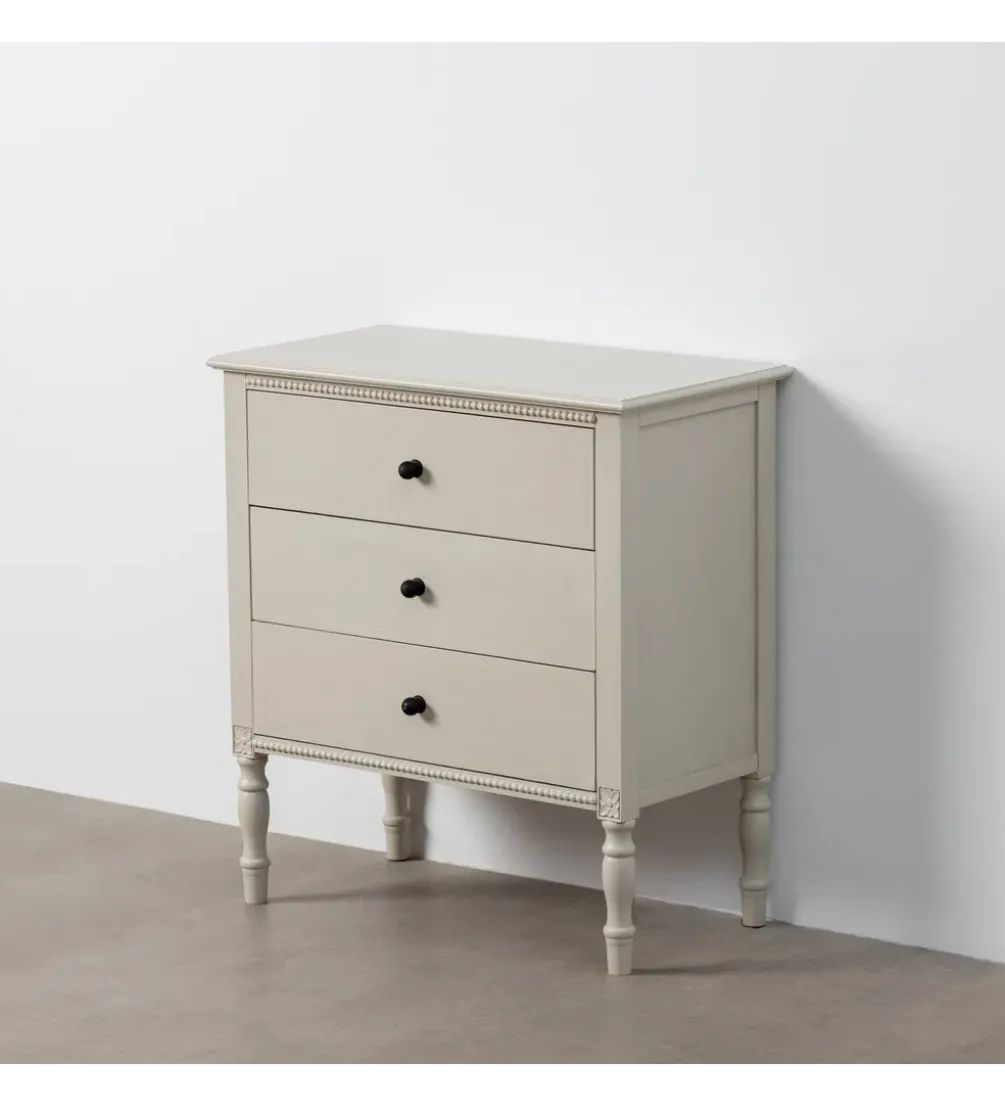 Stolik nocny REID 61 cm jasnoszary