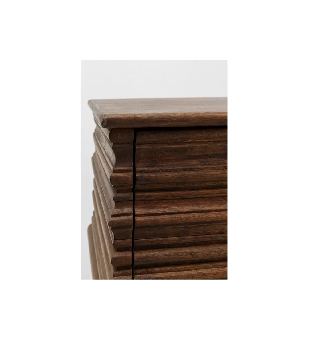 Stolik nocny SANTOS 70 cm drewno mango