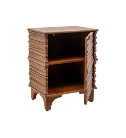 Stolik nocny SANTOS 70 cm drewno mango