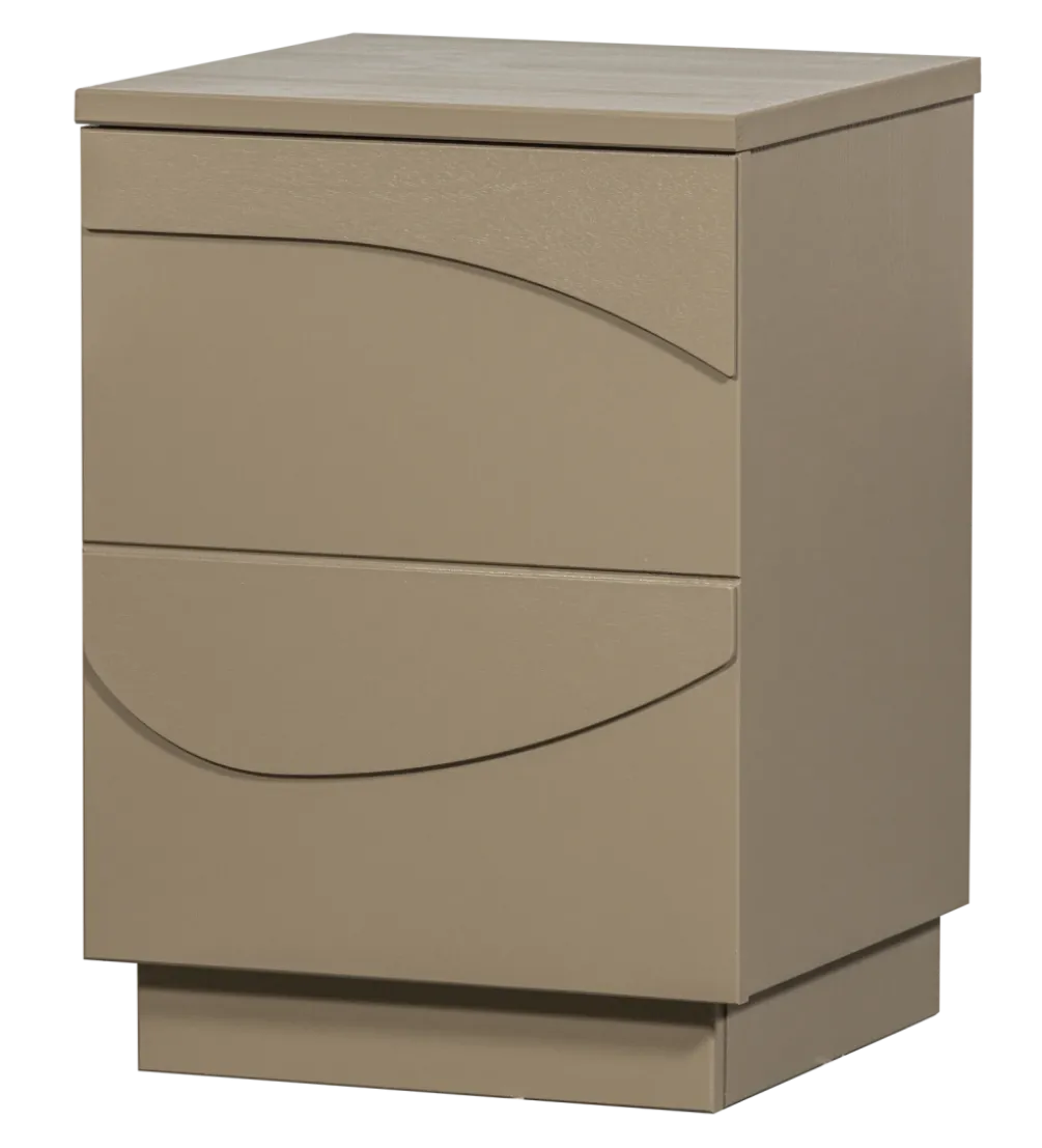 Stolik nocny TEO 50 cm drewno sosny mud
