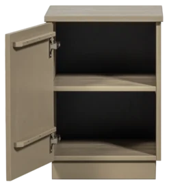 Stolik nocny TEO 50 cm drewno sosny mud