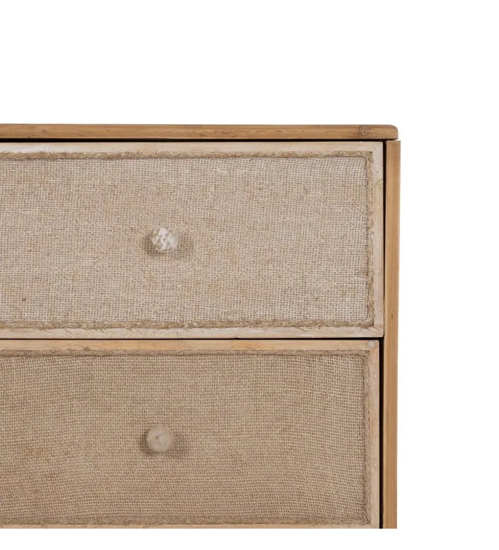 Stolik nocny WARTUM 76 cm naturalny