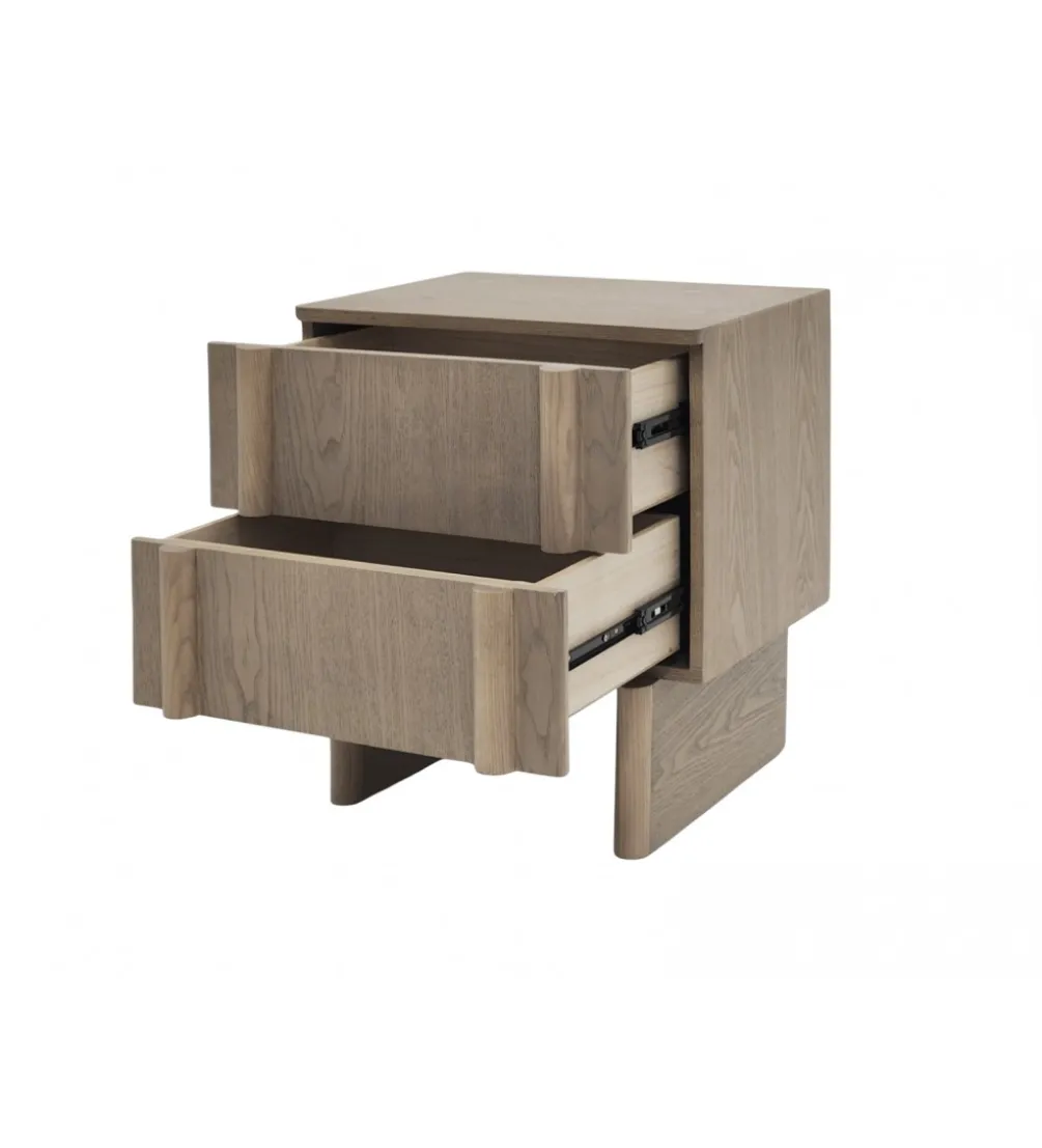 Stolik nocny WINTERS 55 cm naturalny