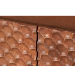 Stolik pod TV ADLON 200 cm drewno mango wzór 3D