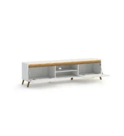 Stolik pod TV ALADYN 200 cm biały