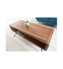 Stolik pod TV Alpha 100 cm drewno Sheesham