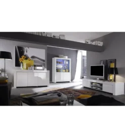 Stolik Pod TV AMALFI 190 Cm Biały