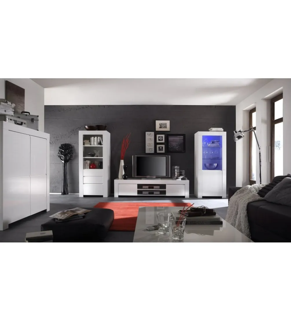 Stolik Pod TV AMALFI 190 Cm Biały