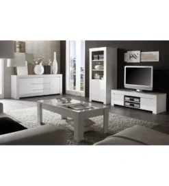 Stolik Pod TV AMALFI 190 Cm Biały