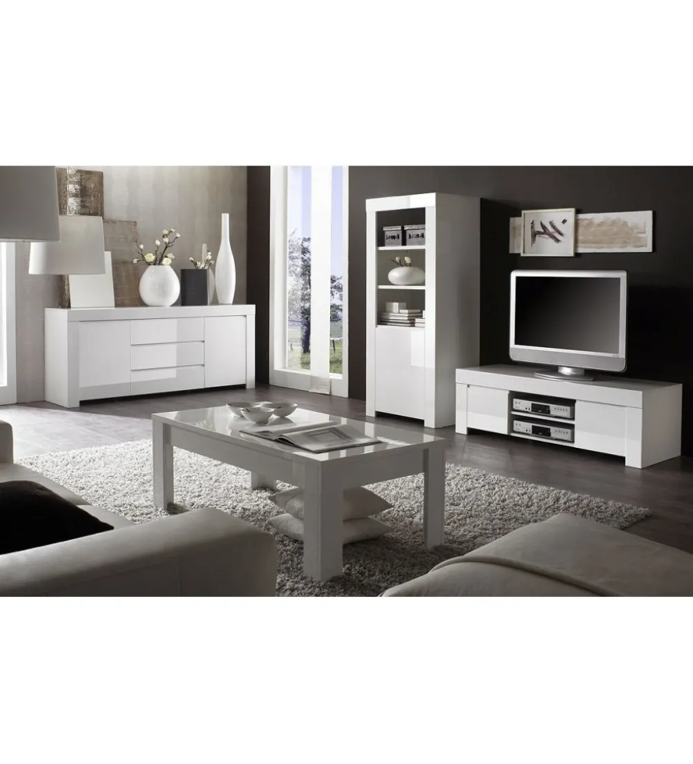 Stolik Pod TV AMALFI 190 Cm Biały