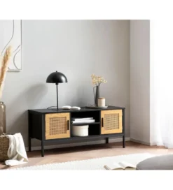 Stolik pod TV Ambert 110 cm czarny