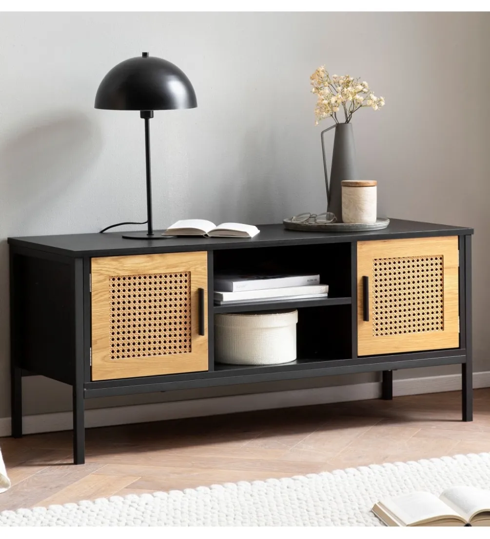 Stolik pod TV Ambert 110 cm czarny