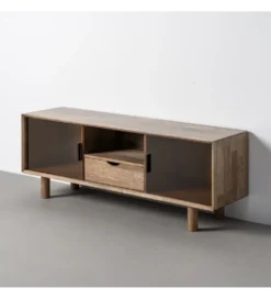 Stolik pod TV AMY 150 cm drewno kauczuk