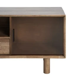 Stolik pod TV AMY 150 cm drewno kauczuk