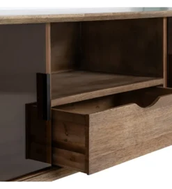 Stolik pod TV AMY 150 cm drewno kauczuk
