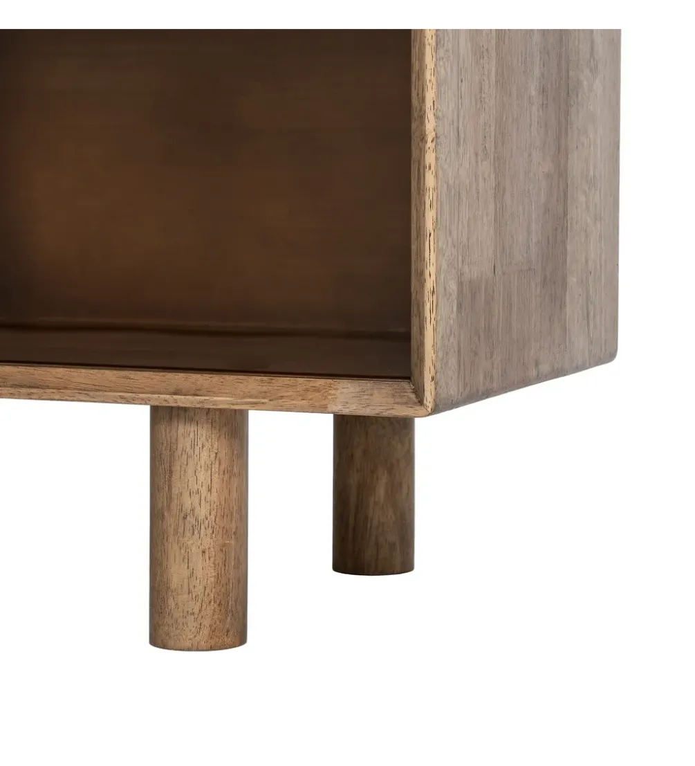 Stolik pod TV AMY 150 cm drewno kauczuk