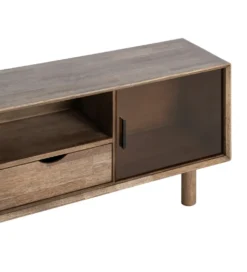Stolik pod TV AMY 150 cm drewno kauczuk